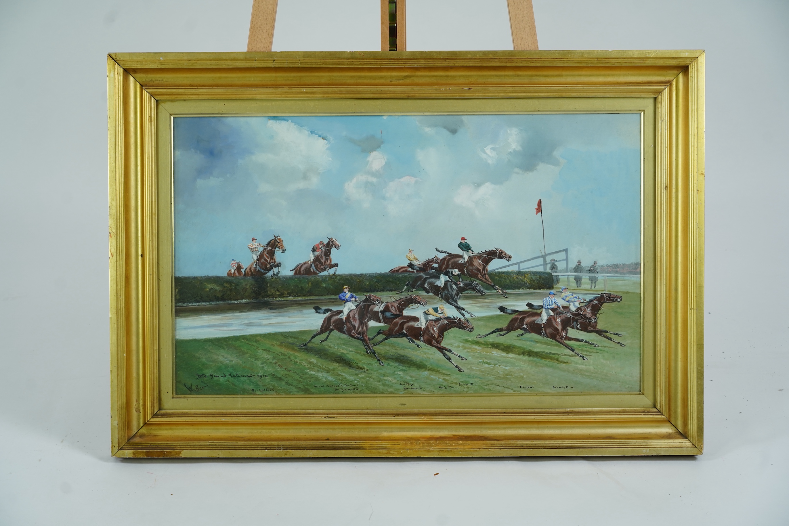 John Beer (c.1860-c.1930), 'The Grand National, 1912'